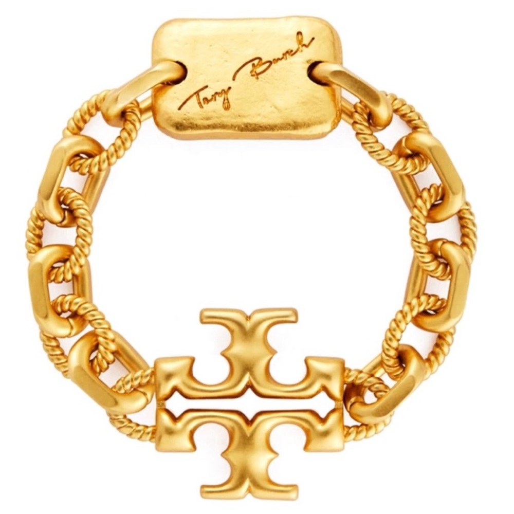 🛑Price Drop 🛑TORI BURCH TORSADE SIGNATURE CHAIN BRACELET,